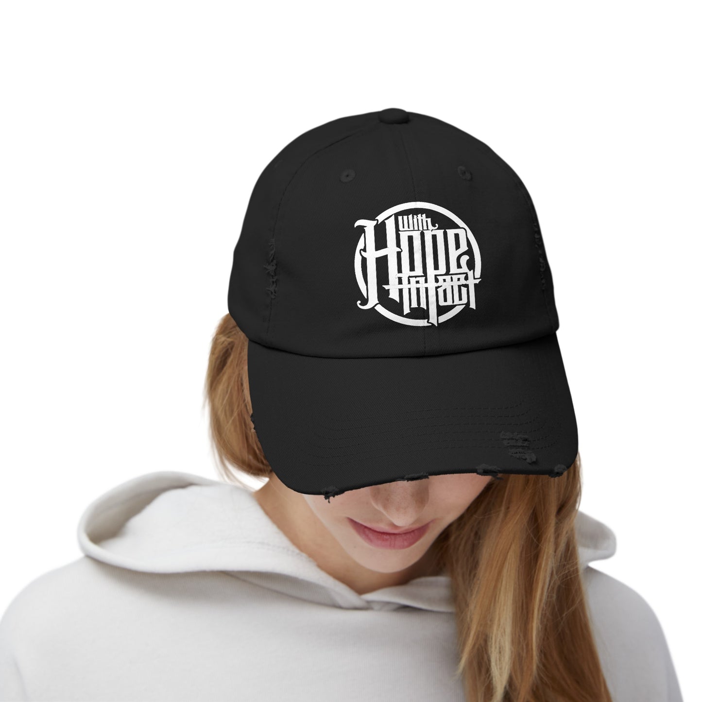 With Hope Intact Distressed Dad Hat